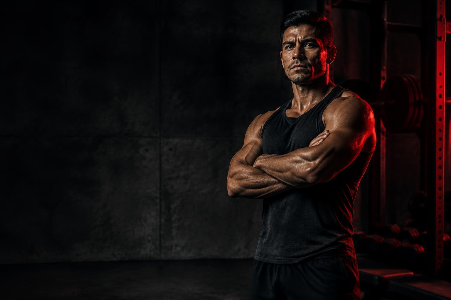 Atleta representando a busca pela alta performance